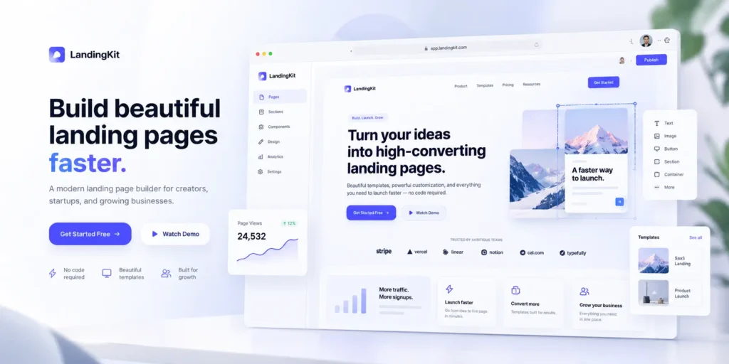 LandingKit Pro - Growth & Marketing Automation for WordPress