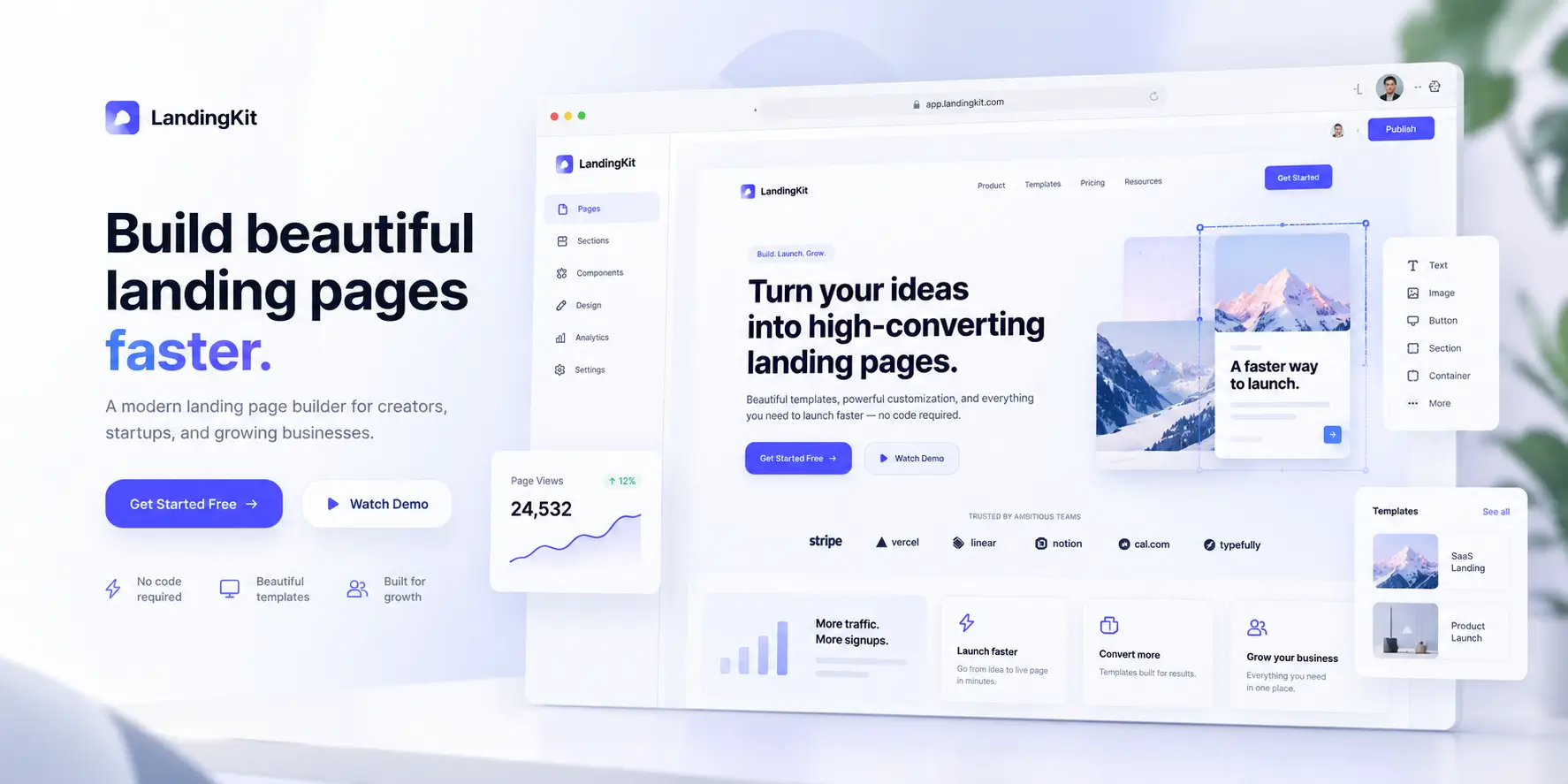LandingKit Pro - Growth & Marketing Automation for WordPress